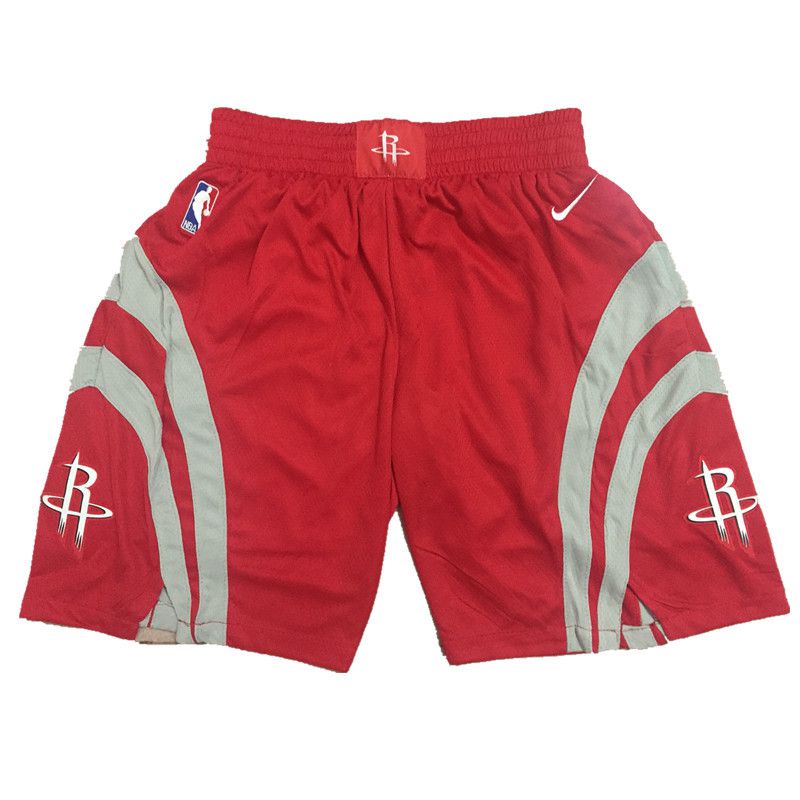 2018 Men NBA Nike Houston Rockets Red shorts->houston rockets->NBA Jersey